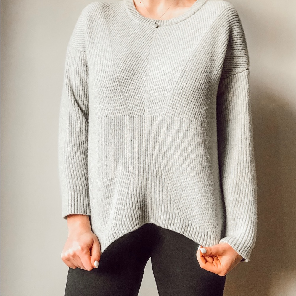 Madewell Grey Knit Sweater